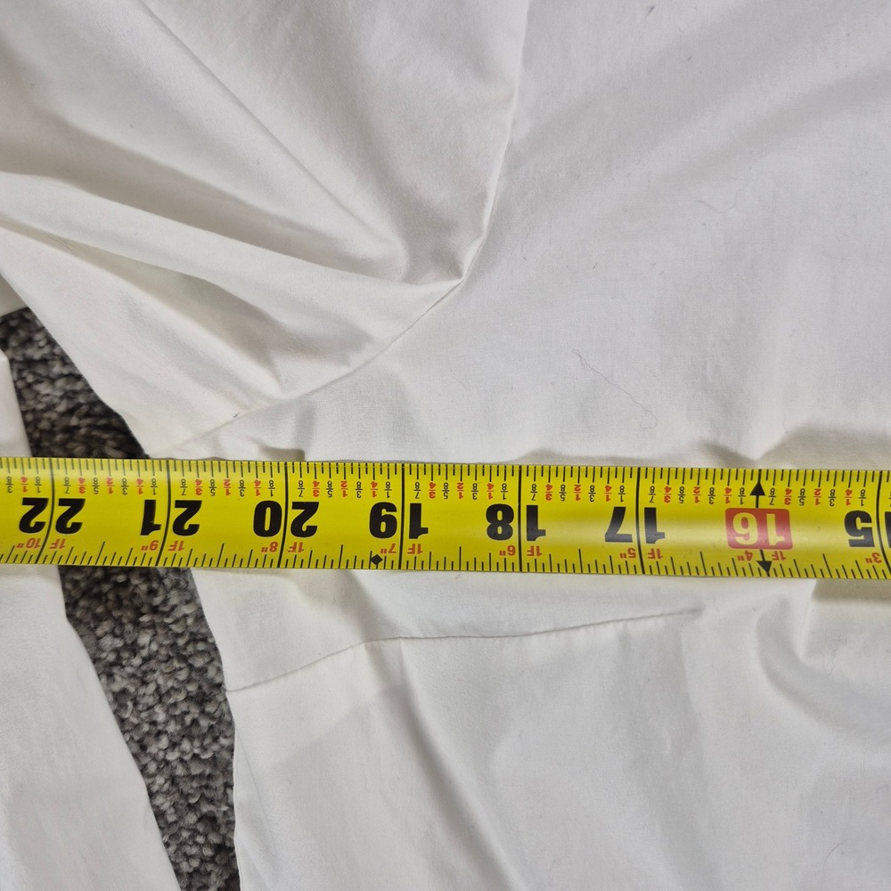 Spanx Button Down Shirt Womens XL White Long Sleeve Stretch Blouse Minimalist - Picture 7 of 8